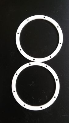 Sử dụng con dấu khí Zirconia Vòng đệm mặt bích bằng gốm Zirconia có lỗ